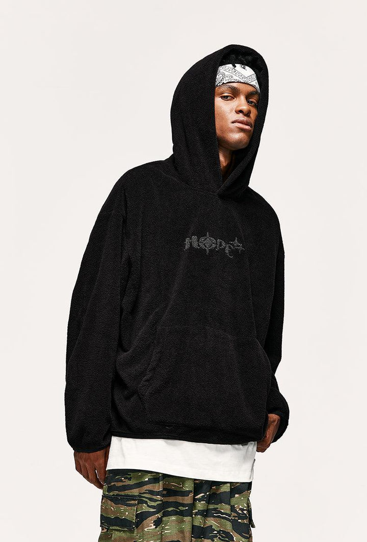 Y2K "Hope" Fleece Hoodie     - VONVEX