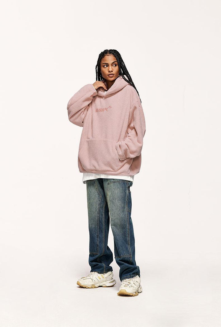 Y2K "Hope" Fleece Hoodie     - VONVEX