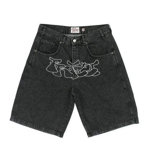 Y2K Casual Letter Printed Jorts jorts Style-2 S  - VONVEX