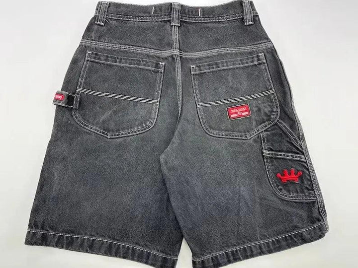 Y2K Casual Letter Printed Jorts jorts Style-8 S  - VONVEX