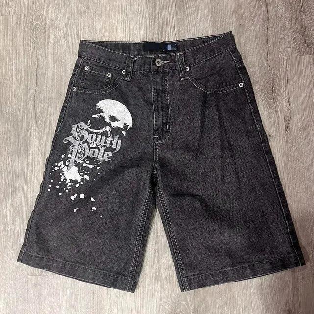 Y2K Casual Letter Printed Jorts jorts Style-4 S  - VONVEX
