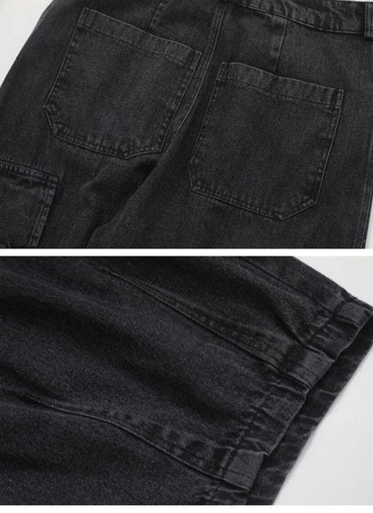 Trousers Baggy Denim Jeans     - VONVEX