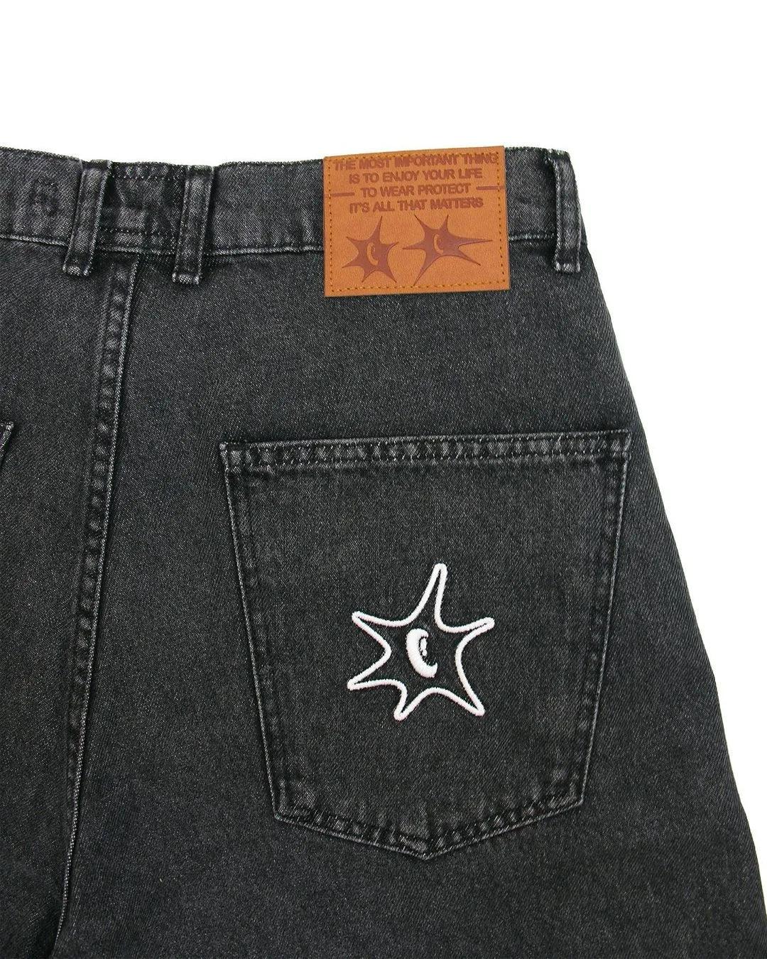 Y2K Casual Denim Jorts jorts    - VONVEX
