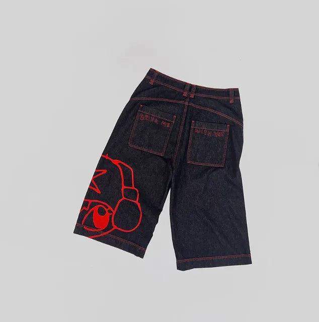 Y2K Casual Denim Jorts jorts Style-3 S  - VONVEX