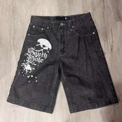 Y2K Casual Denim Jorts jorts Style-4 S  - VONVEX