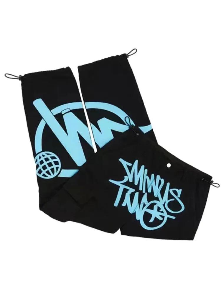 Y2k Embroidery Joggers Pant     - VONVEX
