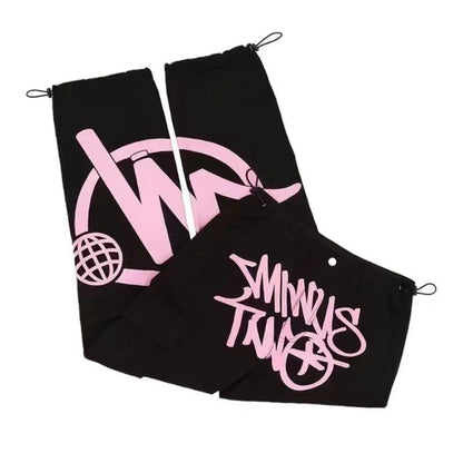 Y2k Embroidery Joggers Pant  Evb82 S  - VONVEX