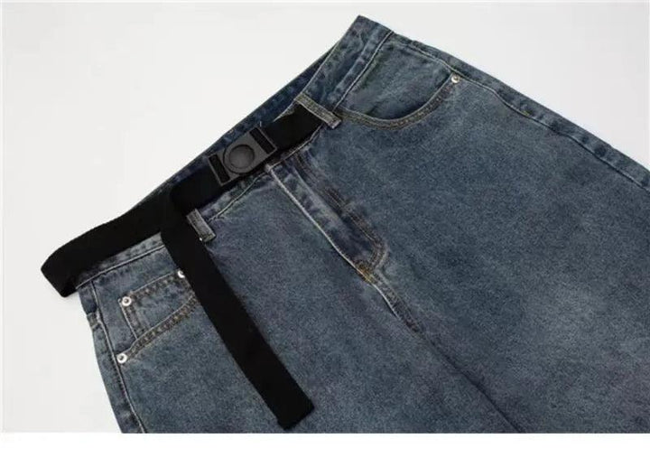 Y2K Harajuku Baggy Femme Jeans     - VONVEX