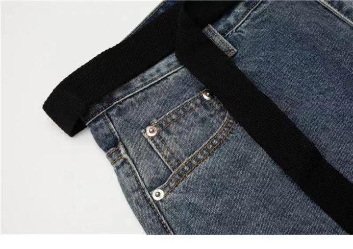 Y2K Harajuku Baggy Femme Jeans     - VONVEX