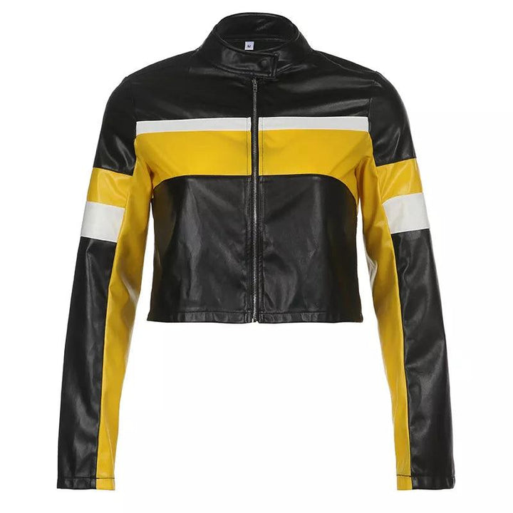 Y2K Harajuku Jacket jacket Yellow S  - VONVEX