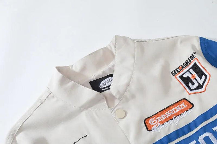 Y2k Motorcycle Jacket jacket    - VONVEX