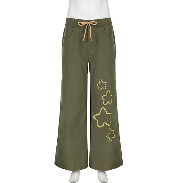 Y2K Star Joggers Pant bottom    - VONVEX
