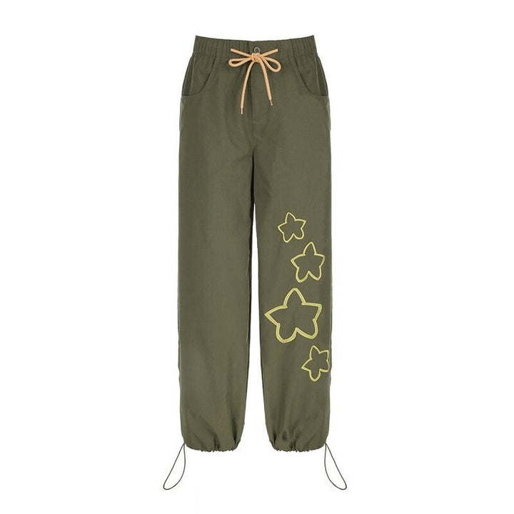 Y2K Star Joggers Pant bottom    - VONVEX