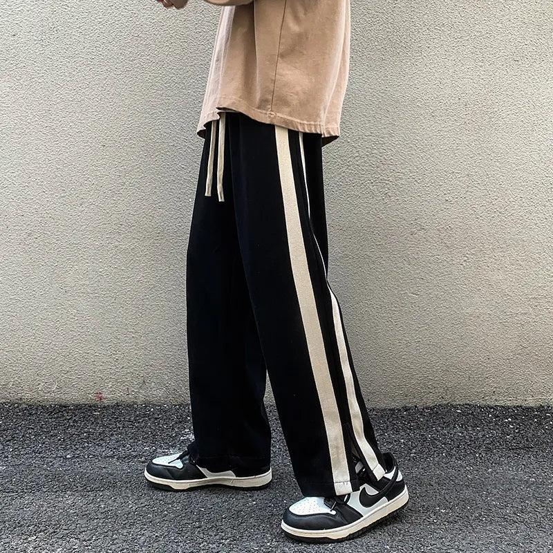 Y2K Wide-Leg Pants Korean Version  Black M(45kg-55kg)  - VONVEX