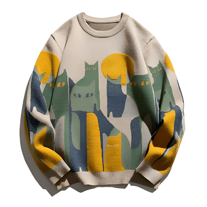 Y2K Wild Cats Sweater VONVEX